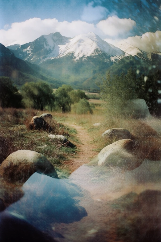 Ethereal Layered Introspection style AI image example 2