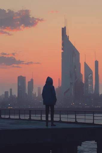Cinematic Nocturnal Anime style reference image — high-contrast warm light