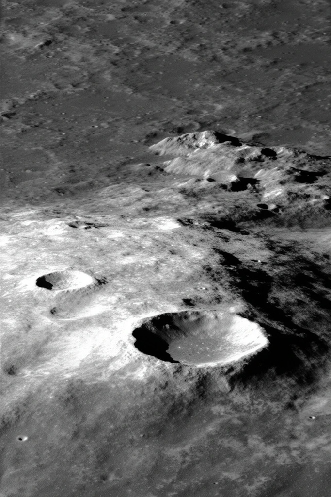 Monochromatic Cosmic Grunge style AI image example 2