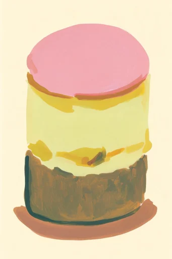 Textured Fauvist Minimalism style reference image — thick impasto texture