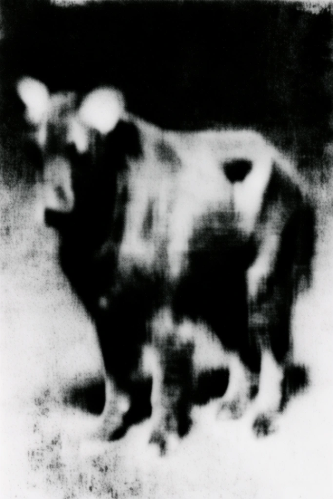 Gritty Analog Monochrome style AI image example 3
