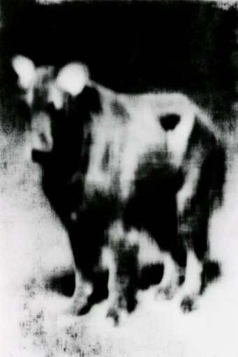Gritty Analog Monochrome style reference image — analog horror