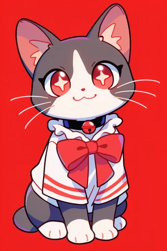 Bold Graphic Anime style reference image — vibrant color blocking
