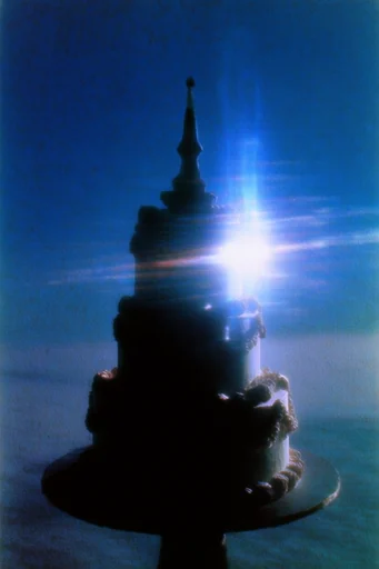 Luminous Cobalt Twilight style reference image — cinematic deep shadow