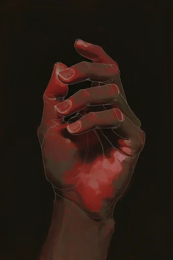 Luminous Impasto Chiaroscuro style reference image — glowing amber highlights