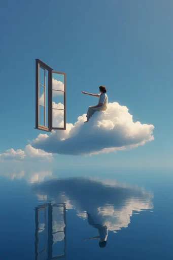 Surreal Infinite Horizon moodboard — generate AI images in this style
