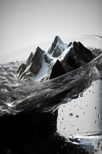 Clinical Liquid Surrealism style reference image — surrealist distortion