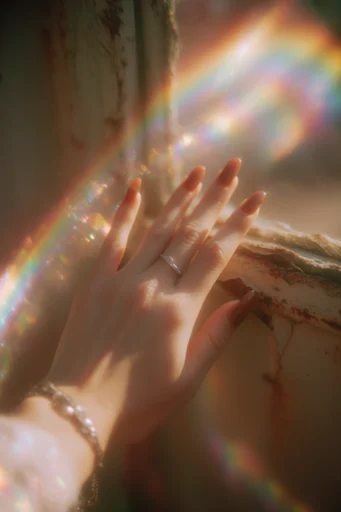 Ethereal Prismatic Refraction style reference image — chromatic aberration