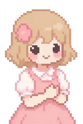 Cozy Retro Kawaii Pixels style reference image — chibi character design