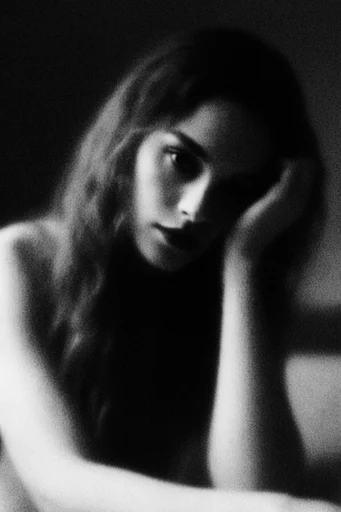 Ethereal Noir Kineticism style reference image — spectral silhouettes