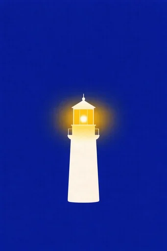 Nocturnal Minimalist Geometry style reference image — matte gouache texture