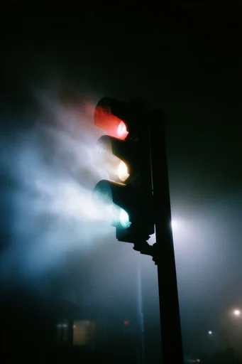 Cinematic Nocturnal Noir style reference image — industrial thriller aesthetic
