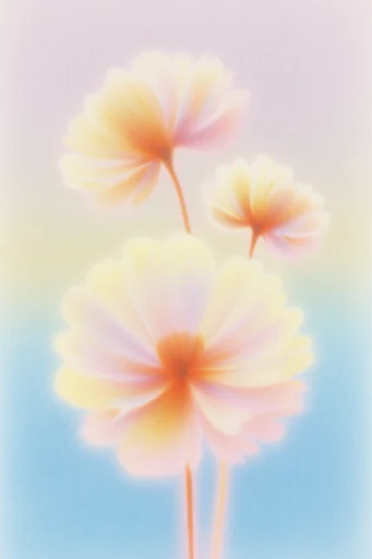 Ethereal Grainy Whimsy style reference image — luminous hazy atmosphere