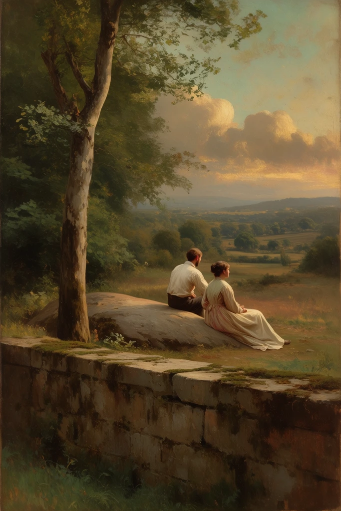 Romantic Academic Impasto style AI image example 2