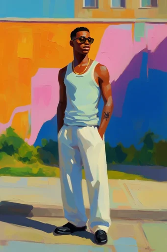 Vivid Impasto Expressionism style reference image — expressive oil painting style