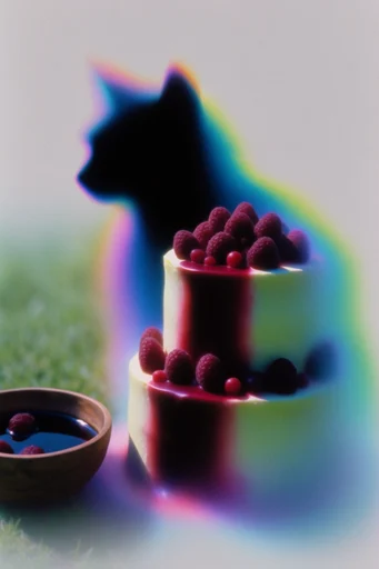 Chromatic Liminal Aura style reference image — minimalist high-contrast