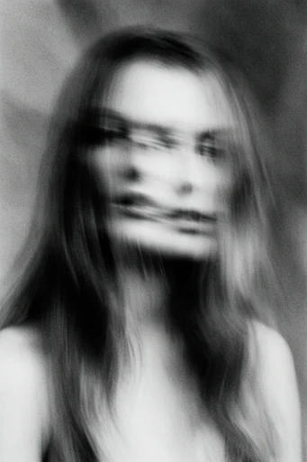 Kinetic Noir Spectralism style reference image — chiaroscuro lighting