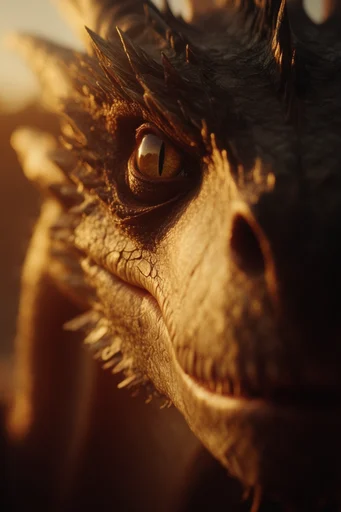 Cinematic Macro Realism style reference image — golden hour tones