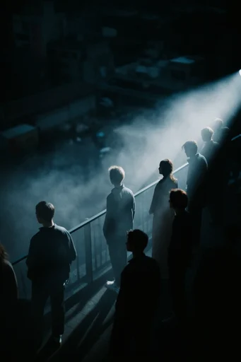 Cinematic Nocturnal Noir style reference image — nocturnal atmosphere