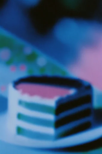 Nocturnal Glitch Melancholy style reference image — chromatic aberration