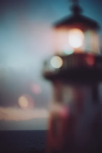 Cinematic Twilight Impressionism style reference image — warm amber light leaks