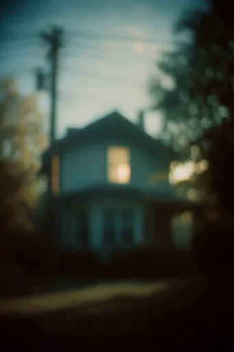 Cinematic Nocturnal Melancholy style AI image example 4