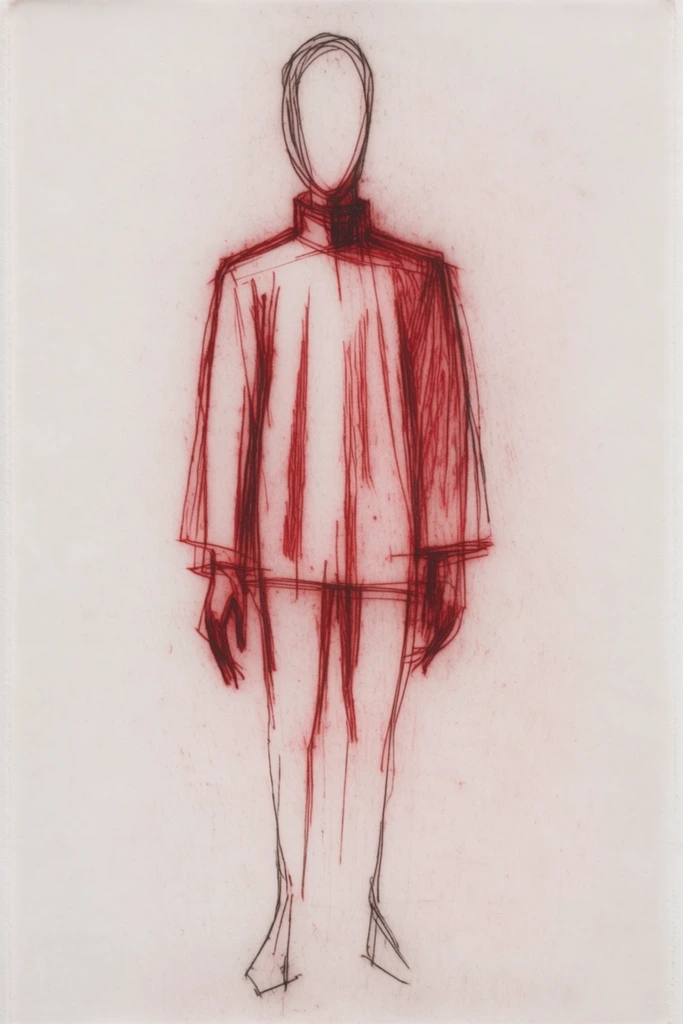 Raw Crimson Expressionism style AI image example 1