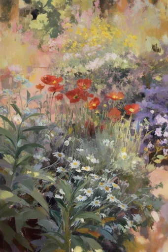 Ethereal Impressionist Pastoral style reference image — ethereal atmosphere