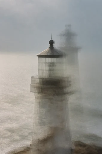 Ethereal Refracted Minimalist style reference image — surreal distortion