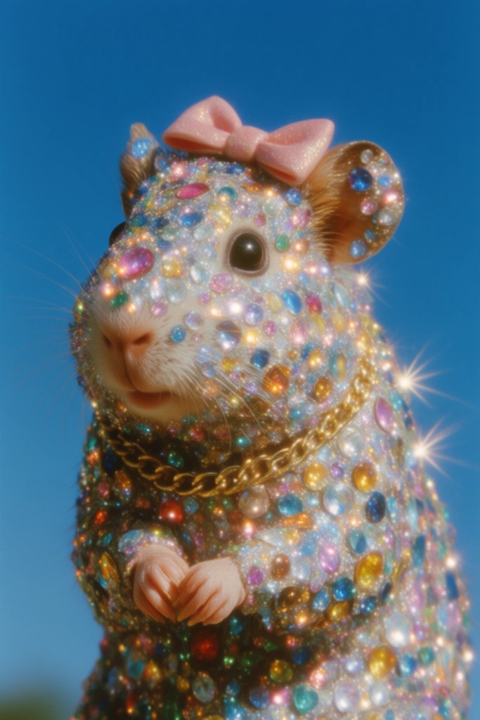 Hyper-Embellished Dreamcore Glamour style AI image example 3