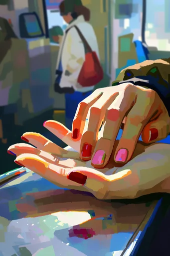 Vibrant Urban Impressionism style reference image — painterly brushstrokes