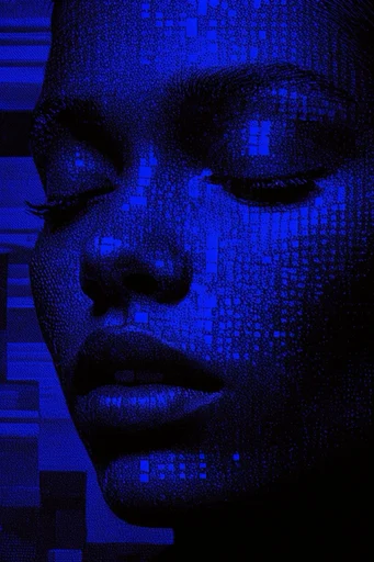 Electric Print Minimalism moodboard — generate AI images in this style