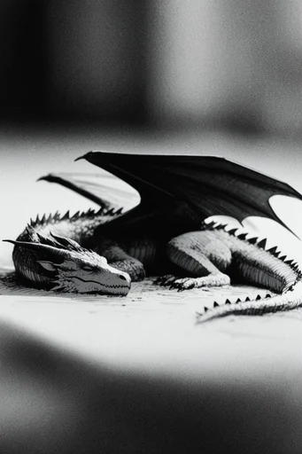 Atmospheric Monochrome Noir style reference image — wet surface reflections