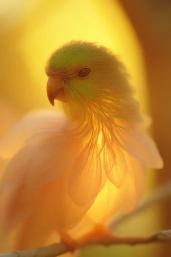 Ethereal Amber Radiance style reference image — ethereal golden glow
