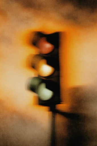 Ethereal Amber Haze style reference image — motion blur