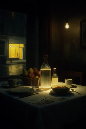 Cinematic Nocturnal Solitude style reference image — cinematic night photography