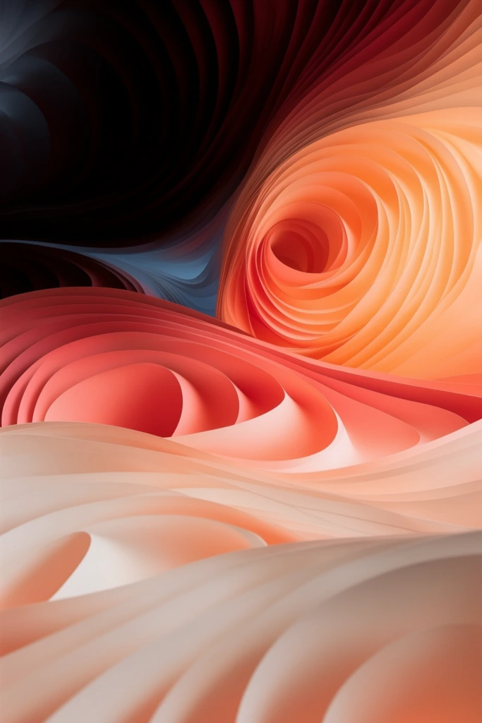 Luminous Organic Surrealism style AI image example 2