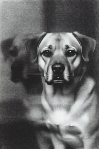 Analog Glitch Noir style reference image — cinematic chiaroscuro