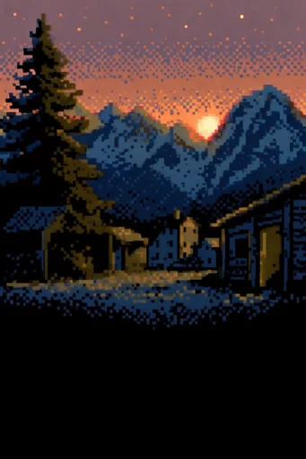 Nostalgic Pixel Liminality style reference image — lo-fi aesthetic