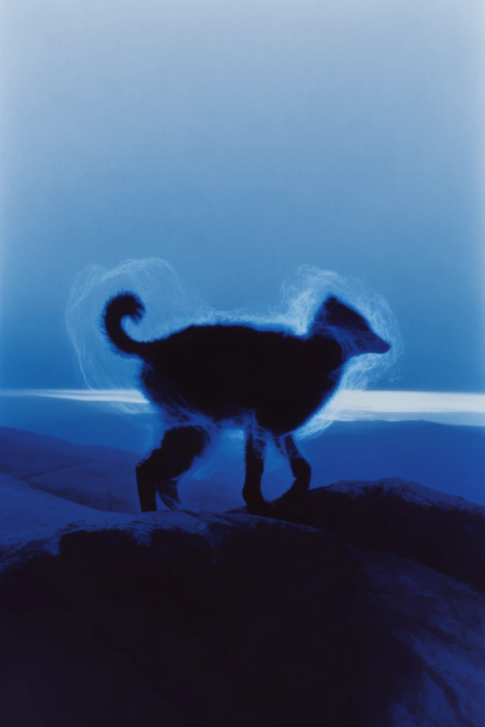 Nocturnal Cobalt Surrealism style AI image example 3