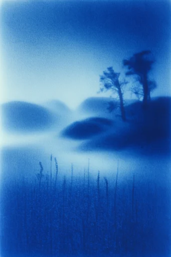 Ethereal Cobalt Grain style AI image example 2