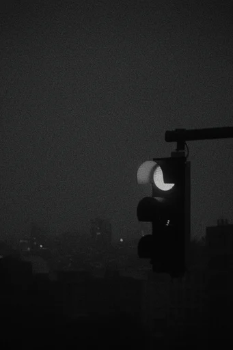 Gritty Monochromatic Noir style reference image — lo-fi photography