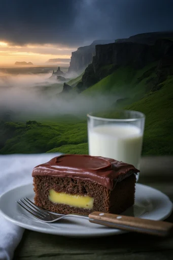 Cinematic Highland Solitude style reference image — isolated architectural structure