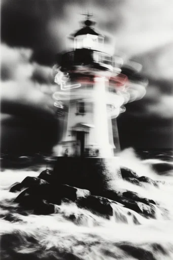Kinetic Noir Abstraction style reference image — chiaroscuro lighting