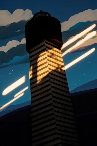 Cinematic Urban Chiaroscuro style reference image — minimalist composition
