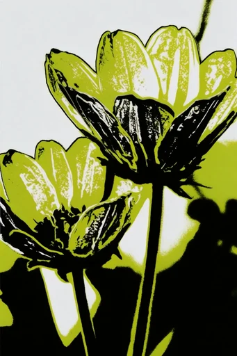 Graphic Acid Printmaking style reference image — punk zine aesthetic