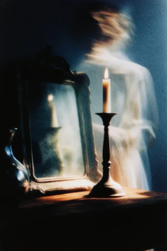 Ethereal Analog Nostalgia style reference image — ethereal light leaks