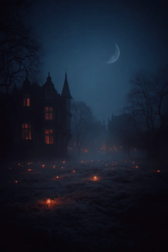 Cinematic Gothic Nocturne style AI image example 2