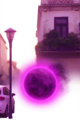 Ethereal Chromatic Aura style reference image — glowing celestial orb