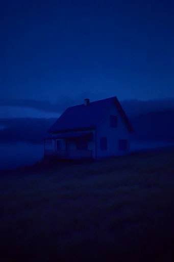 Monolithic Midnight Minimalism style reference image — vast atmospheric scale